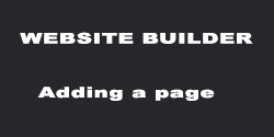 Adding a Page to your Website Builder - Eye Create Design Studio